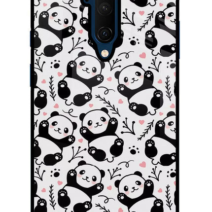 Cute Panda Oneplus 7T Pro Glass Case