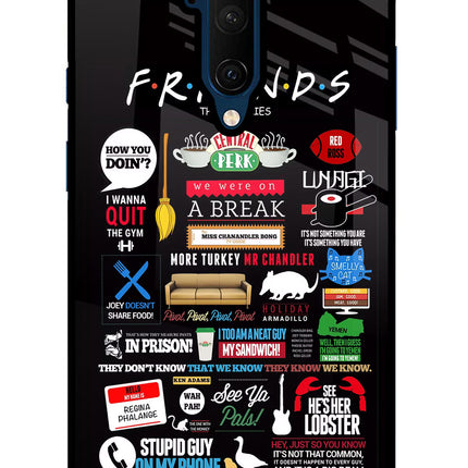 FRIENDS Oneplus 7T Pro Glass Case