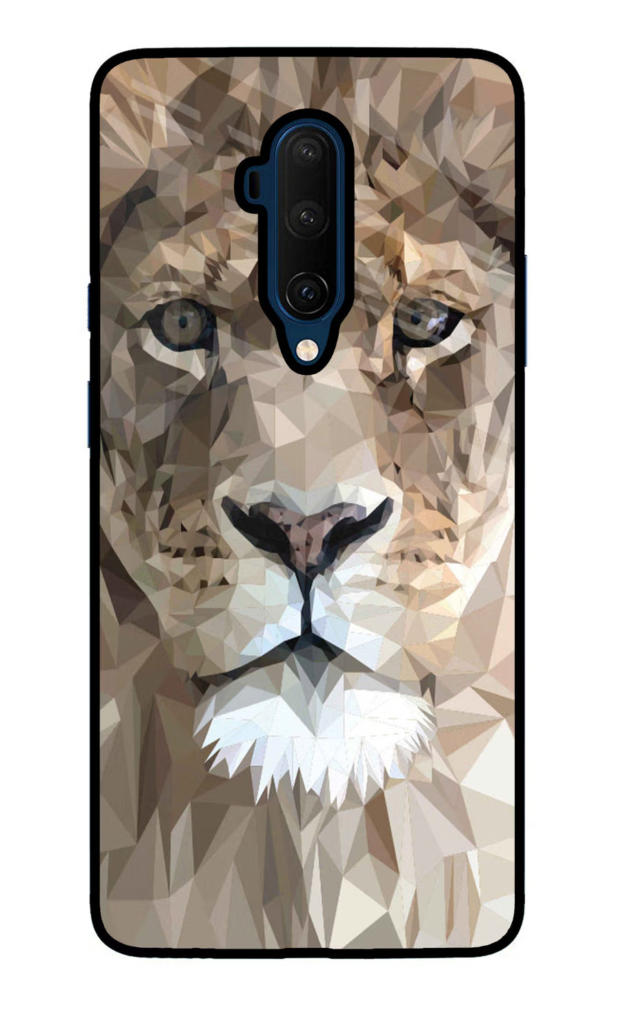 Lion Art Oneplus 7T Pro Back Cover, Glass case