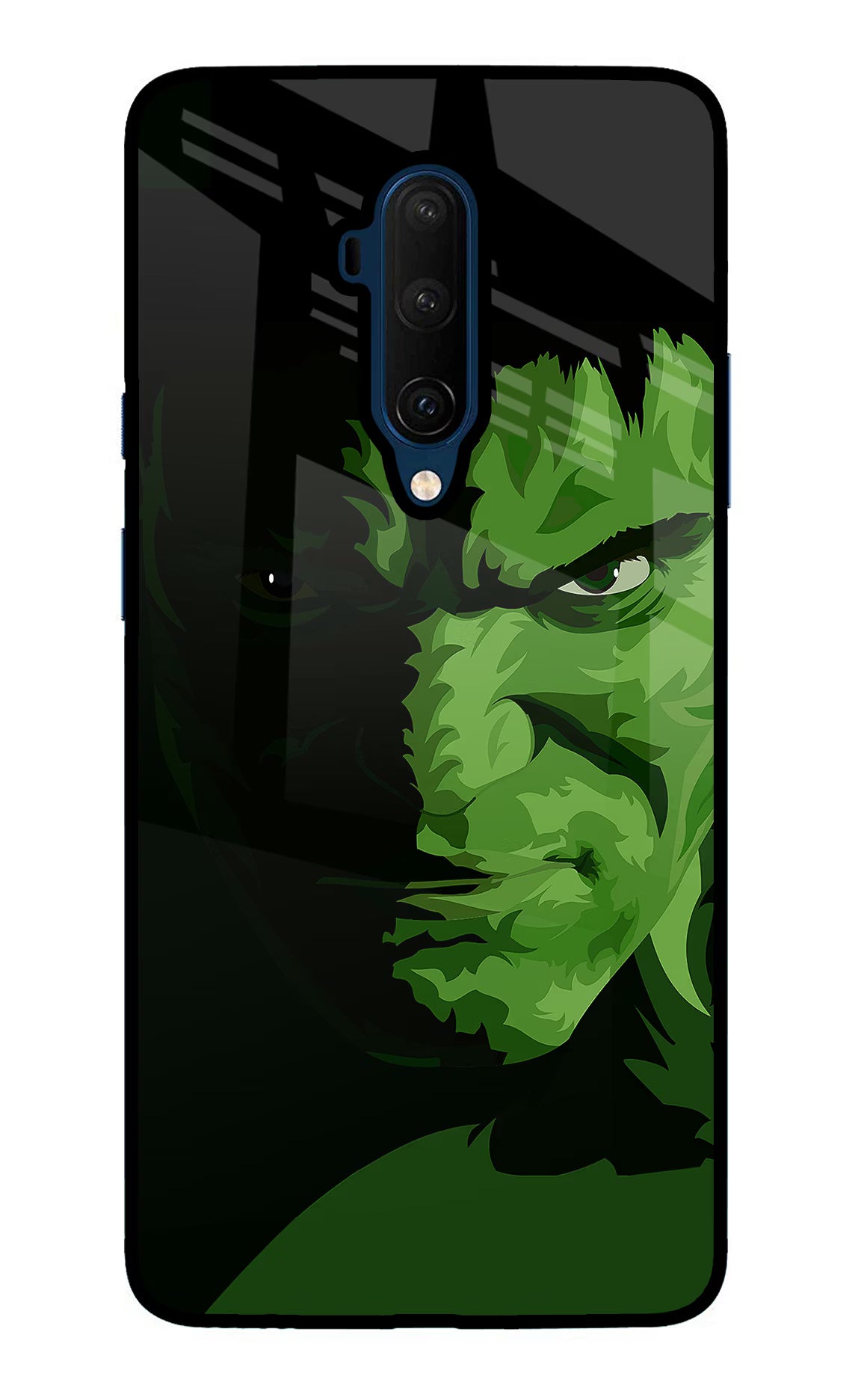 HULK Oneplus 7T Pro Glass Case Back Cover by Casekaro