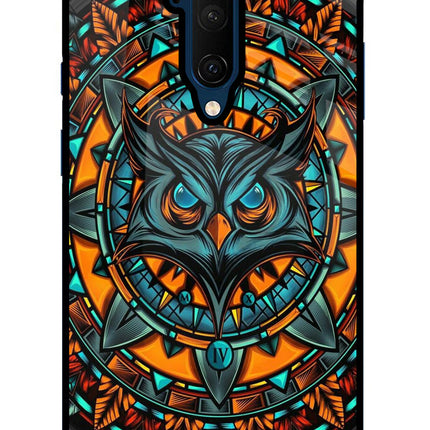 Angry Owl Art Oneplus 7T Pro Glass Case