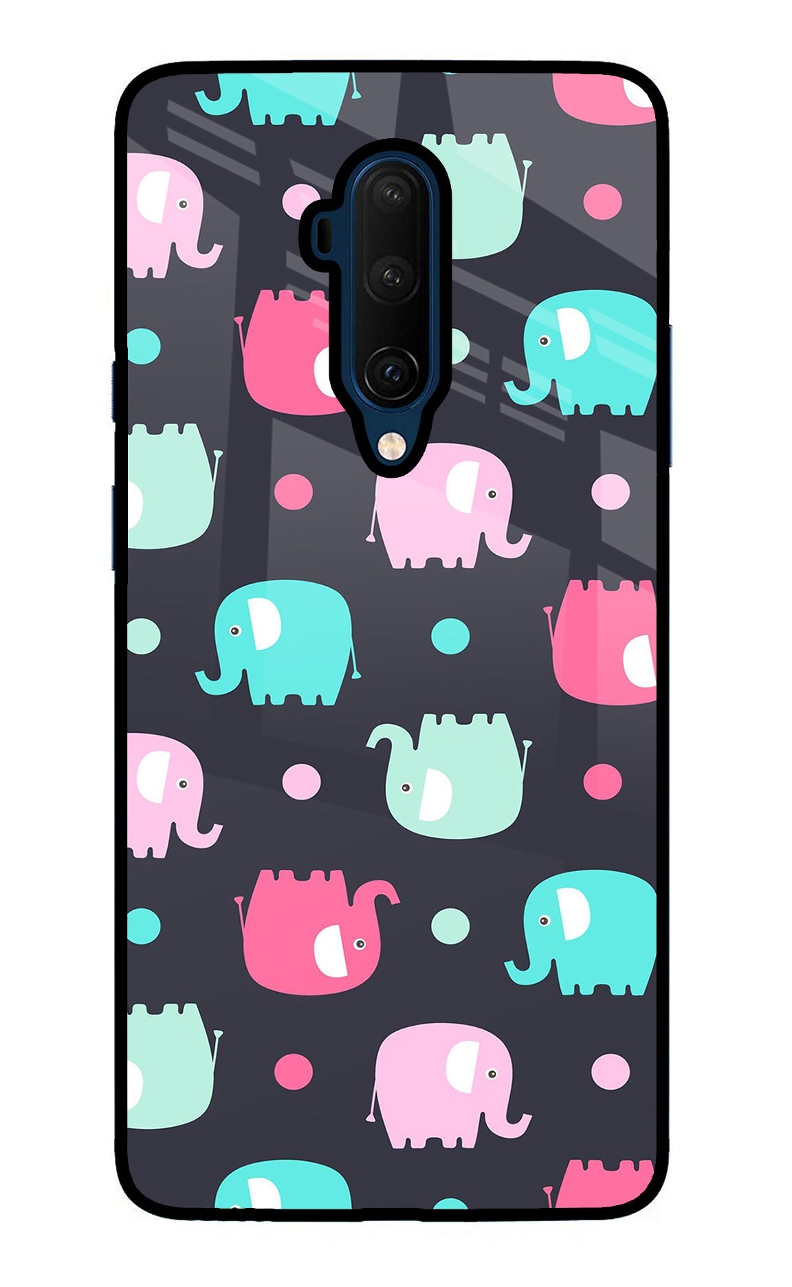 Elephants Oneplus 7T Pro Back Cover