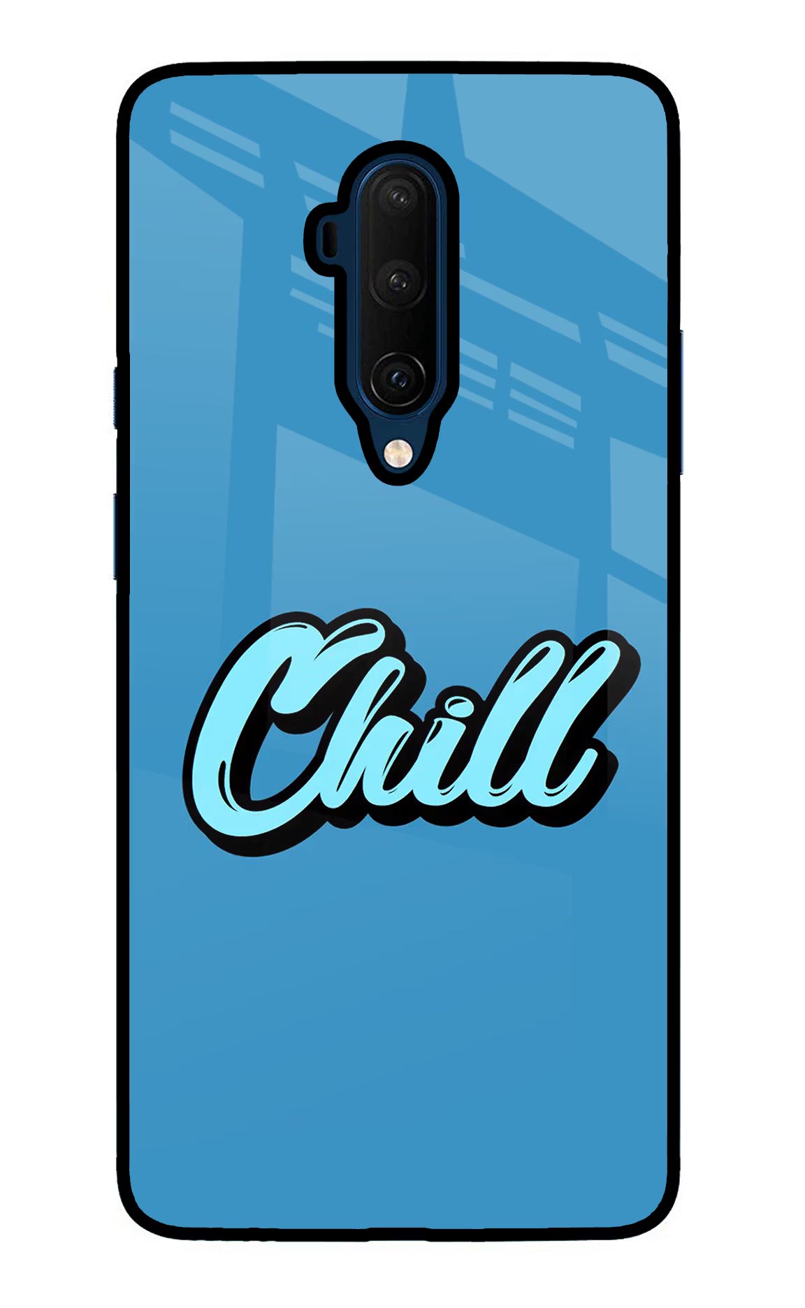 Chill Oneplus 7T Pro Glass Case Back Cover by Casekaro