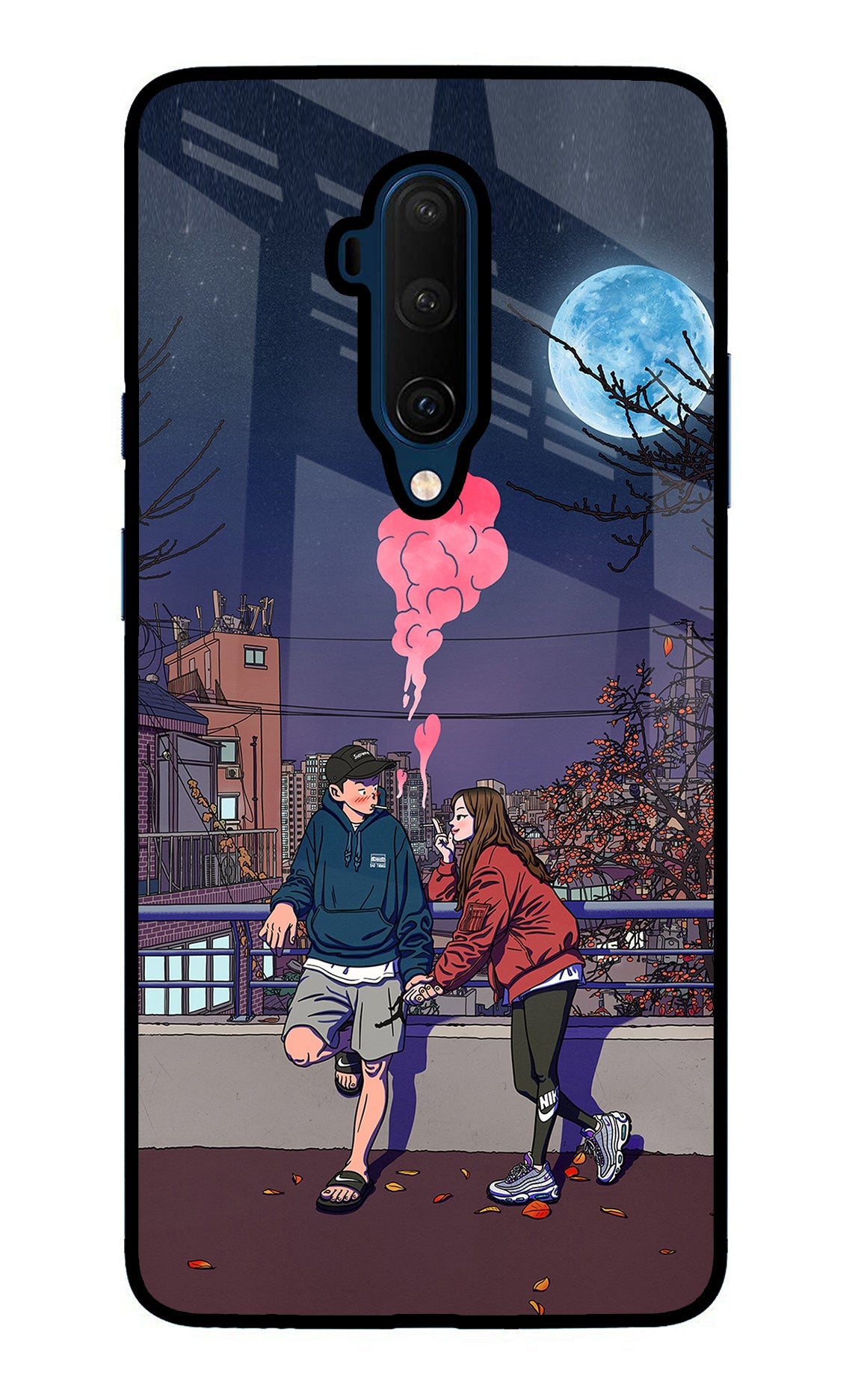 Chilling Couple Oneplus 7T Pro Back Cover