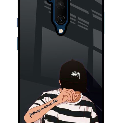 Aesthetic Boy Oneplus 7T Pro Glass Case