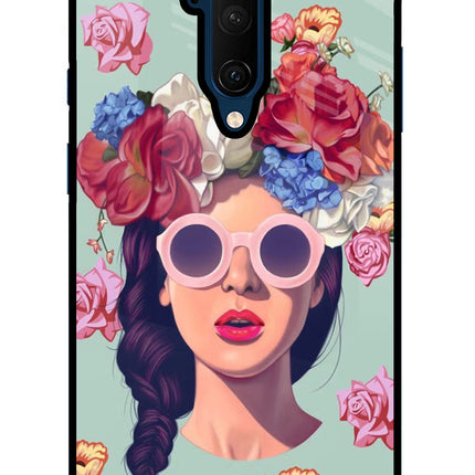 Pretty Girl Oneplus 7T Pro Glass Case