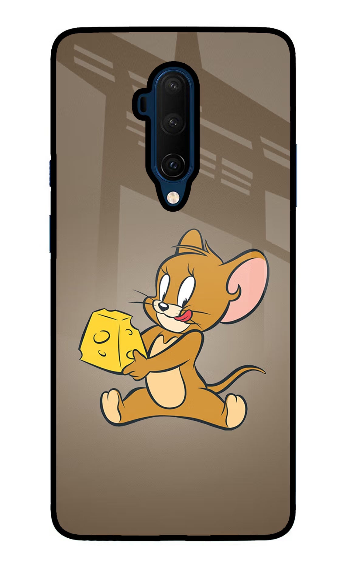 Jerry Oneplus 7T Pro Glass Case Back Cover by Casekaro