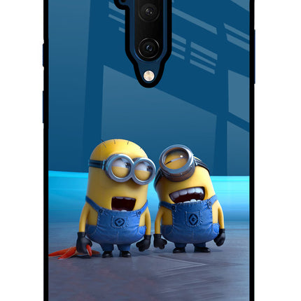 Minion Laughing Oneplus 7T Pro Glass Case