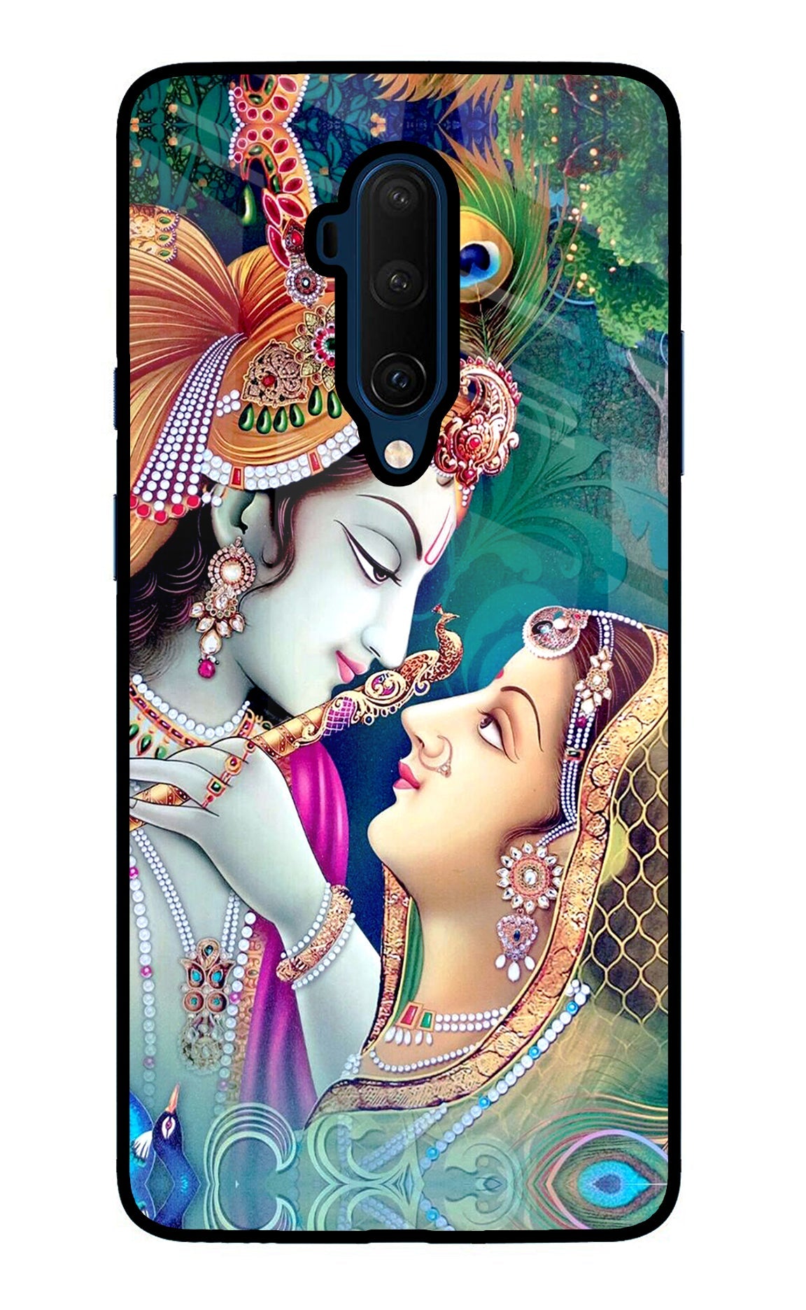 Lord Radha Krishna Oneplus 7T Pro Glass Case