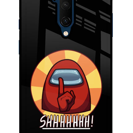 Among Us Shhh! Oneplus 7T Pro Glass Case