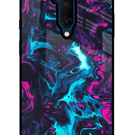 Abstract Oneplus 7T Pro Glass Case