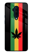 Weed Flag Oneplus 7T Pro Glass Case