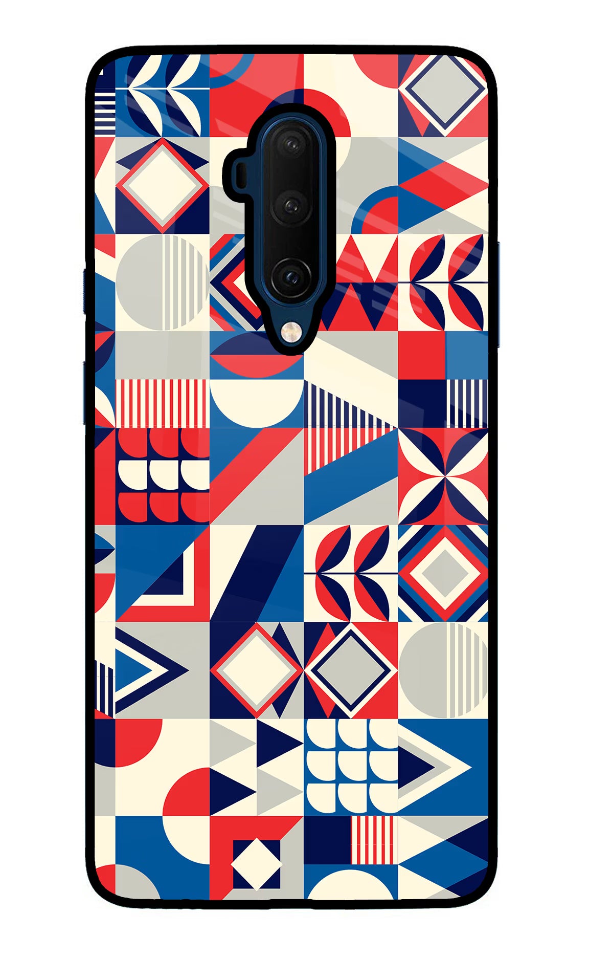 Colorful Pattern Oneplus 7T Pro Glass Case