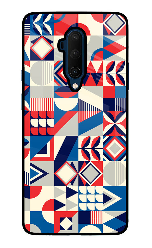 Colorful Pattern Oneplus 7T Pro Glass Case