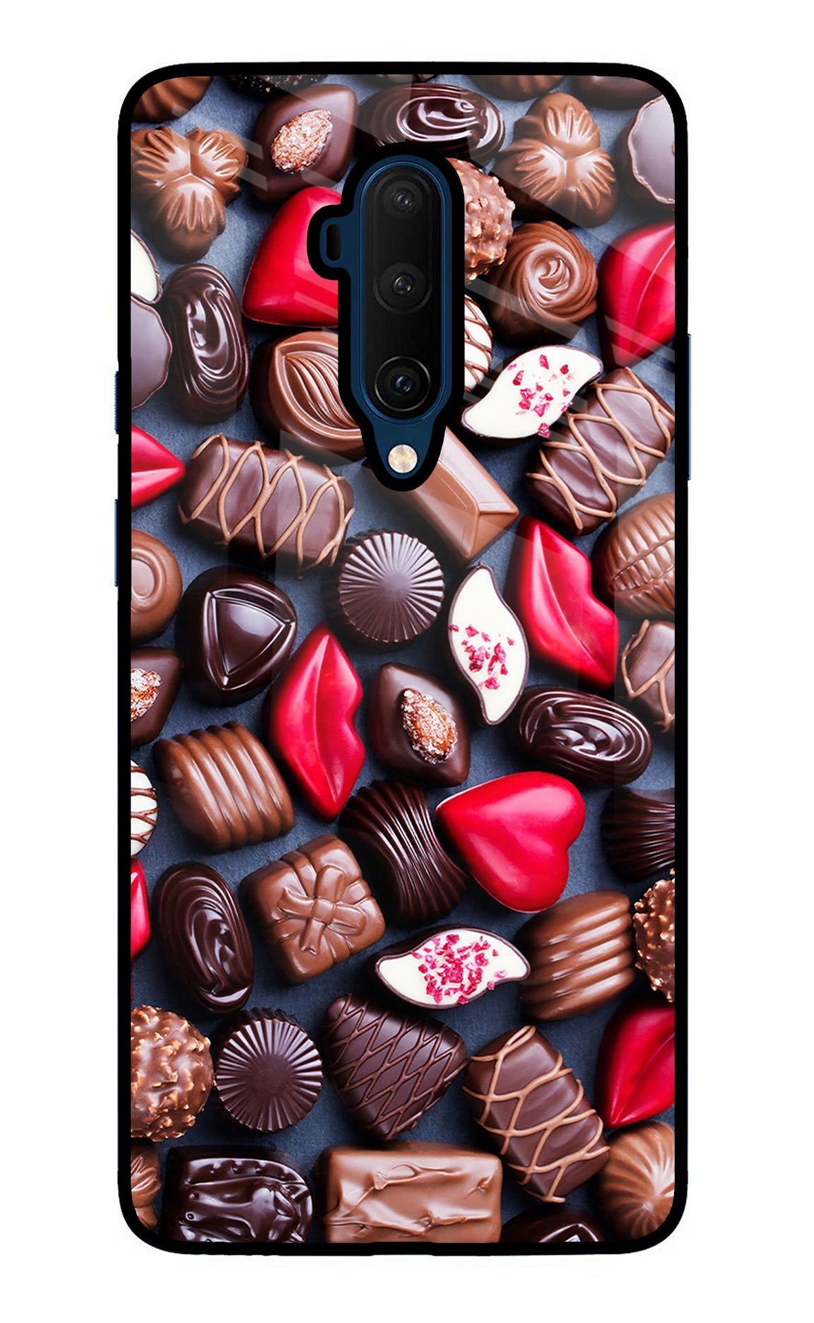 Chocolates Oneplus 7T Pro Glass Case