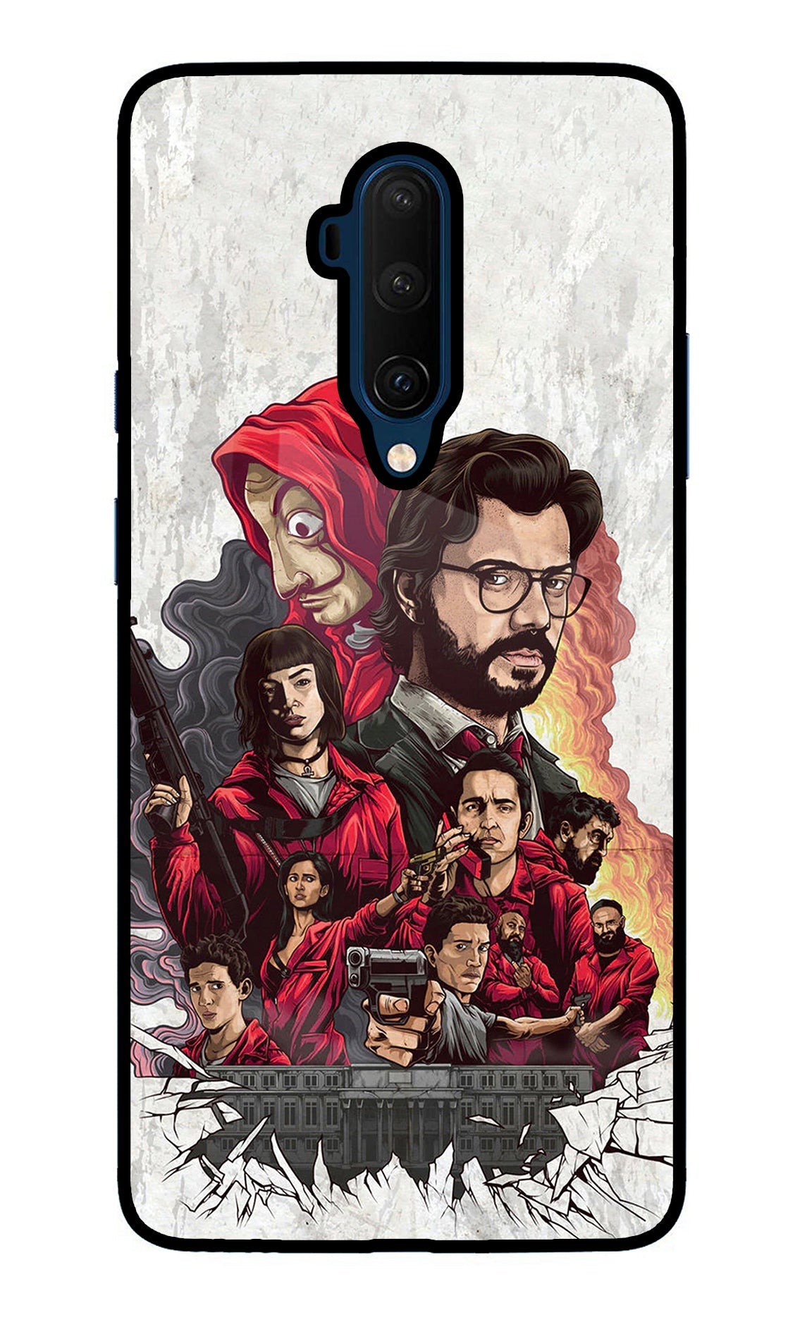 Money Heist Artwork Oneplus 7T Pro Back Cover