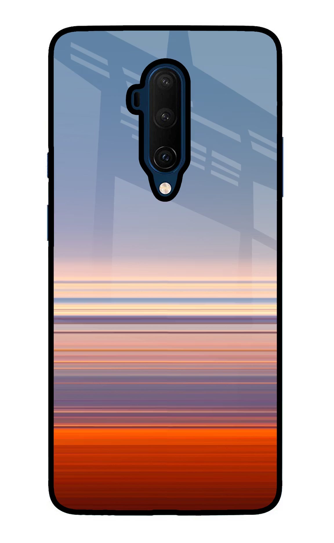 Morning Colors Oneplus 7T Pro Glass Case Back Cover by Casekaro