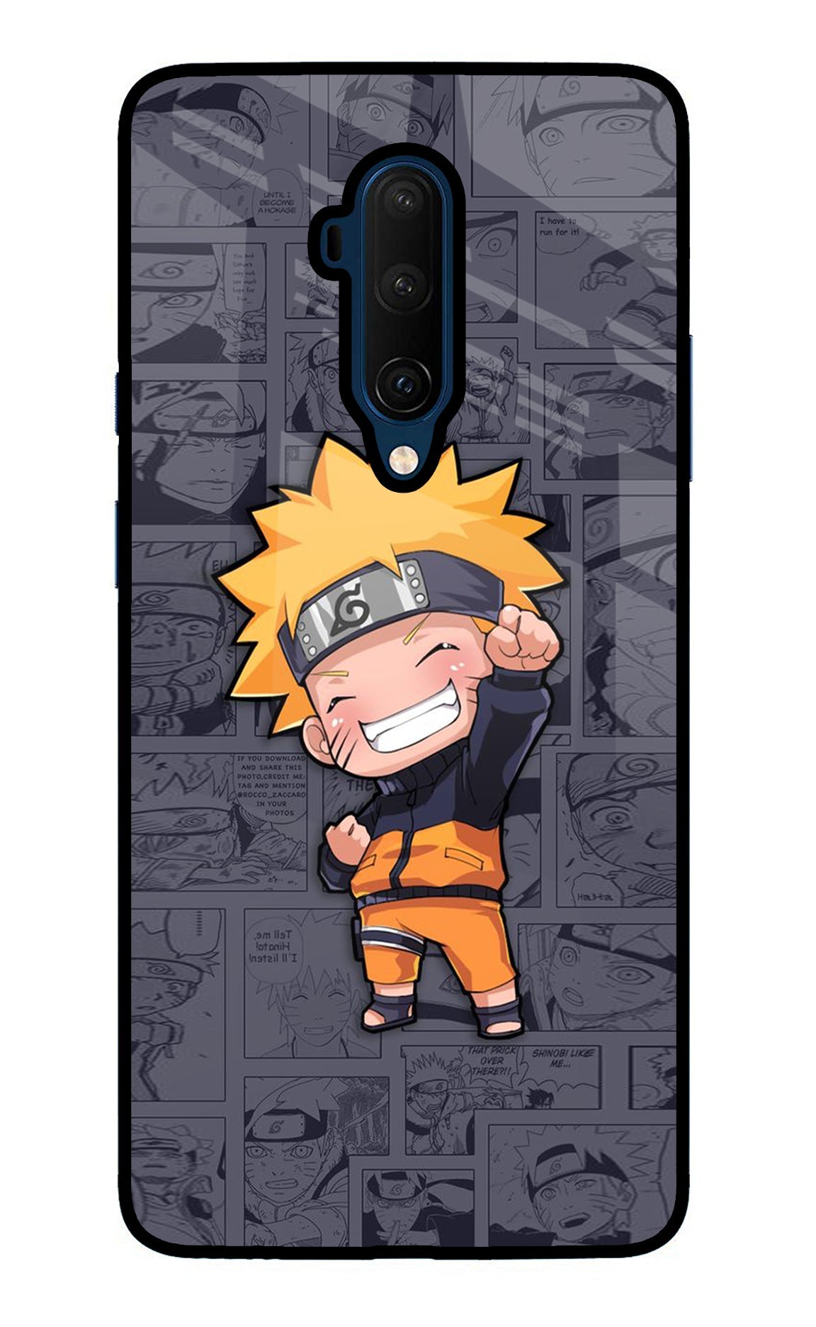 Chota Naruto Oneplus 7T Pro Glass Case