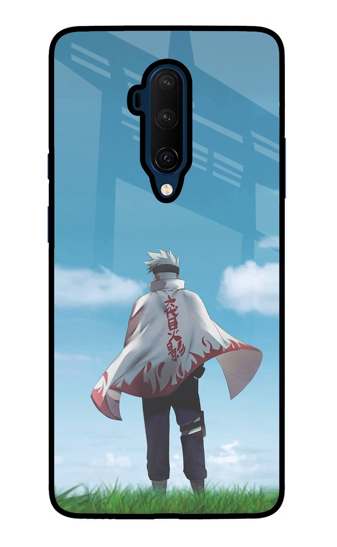 Kakashi Oneplus 7T Pro Glass Case Back Cover by Casekaro