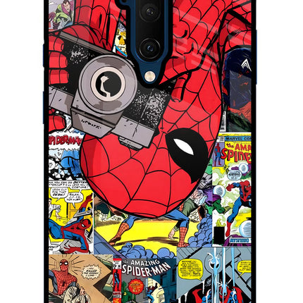 Spider Man Oneplus 7T Pro Glass Case