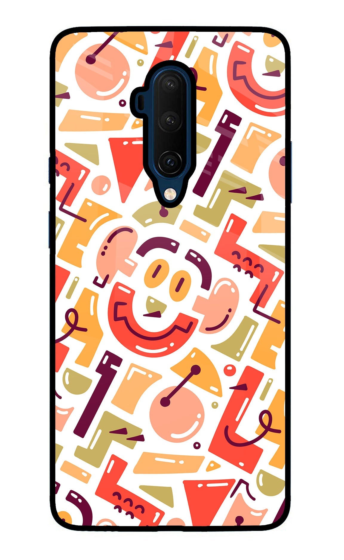 Doodle Pattern Oneplus 7T Pro Back Cover