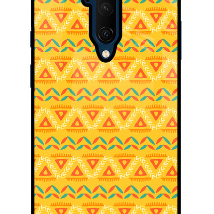 Tribal Pattern Oneplus 7T Pro Glass Case