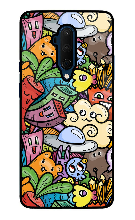 Veggie Doodle Oneplus 7T Pro Glass Case