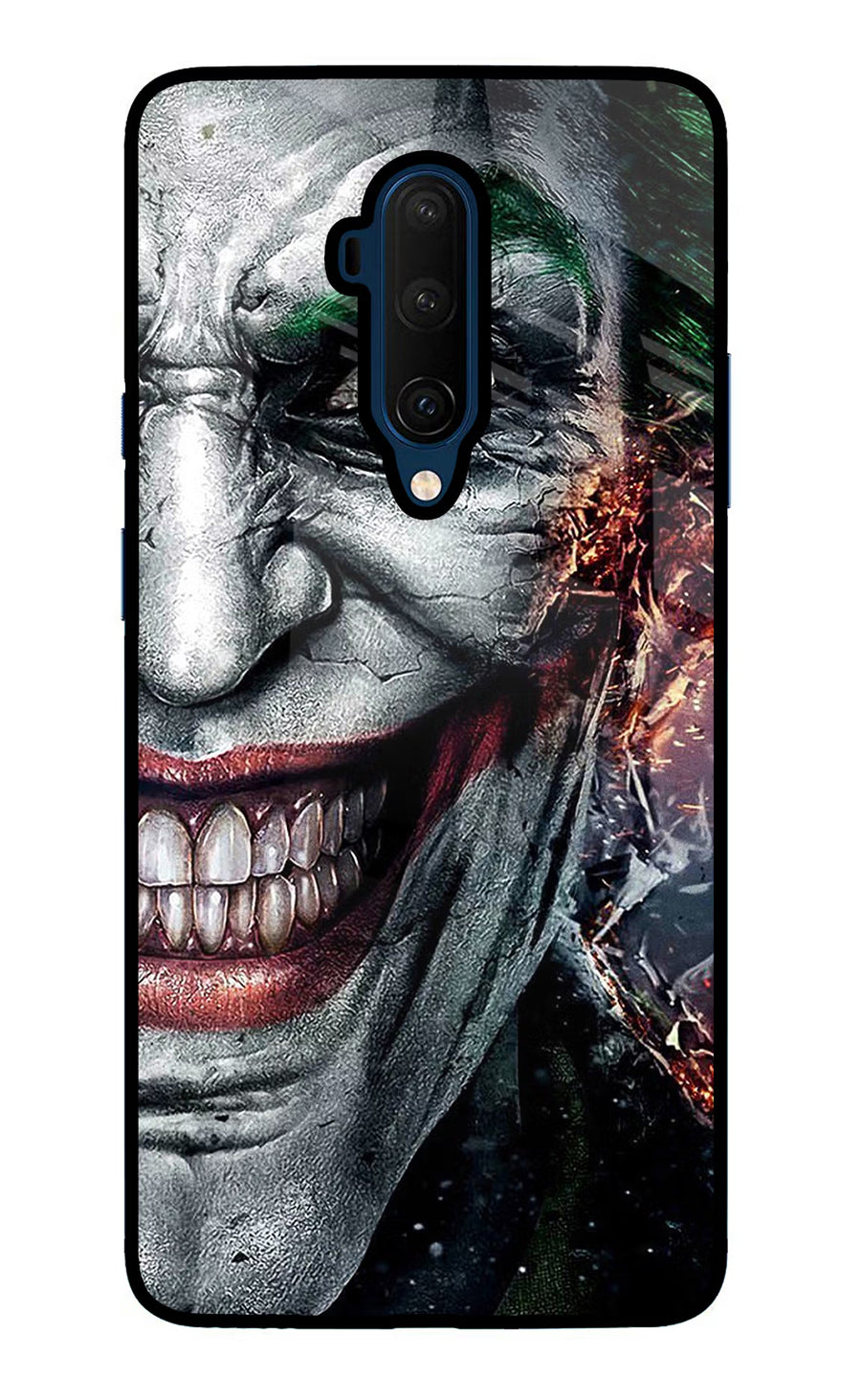 Joker Cam Oneplus 7T Pro Back Cover, Glass case