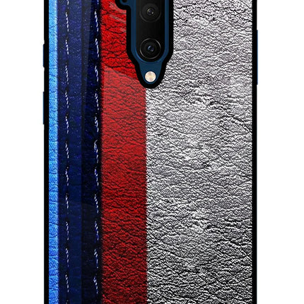 BMW Stripes Oneplus 7T Pro Glass Case