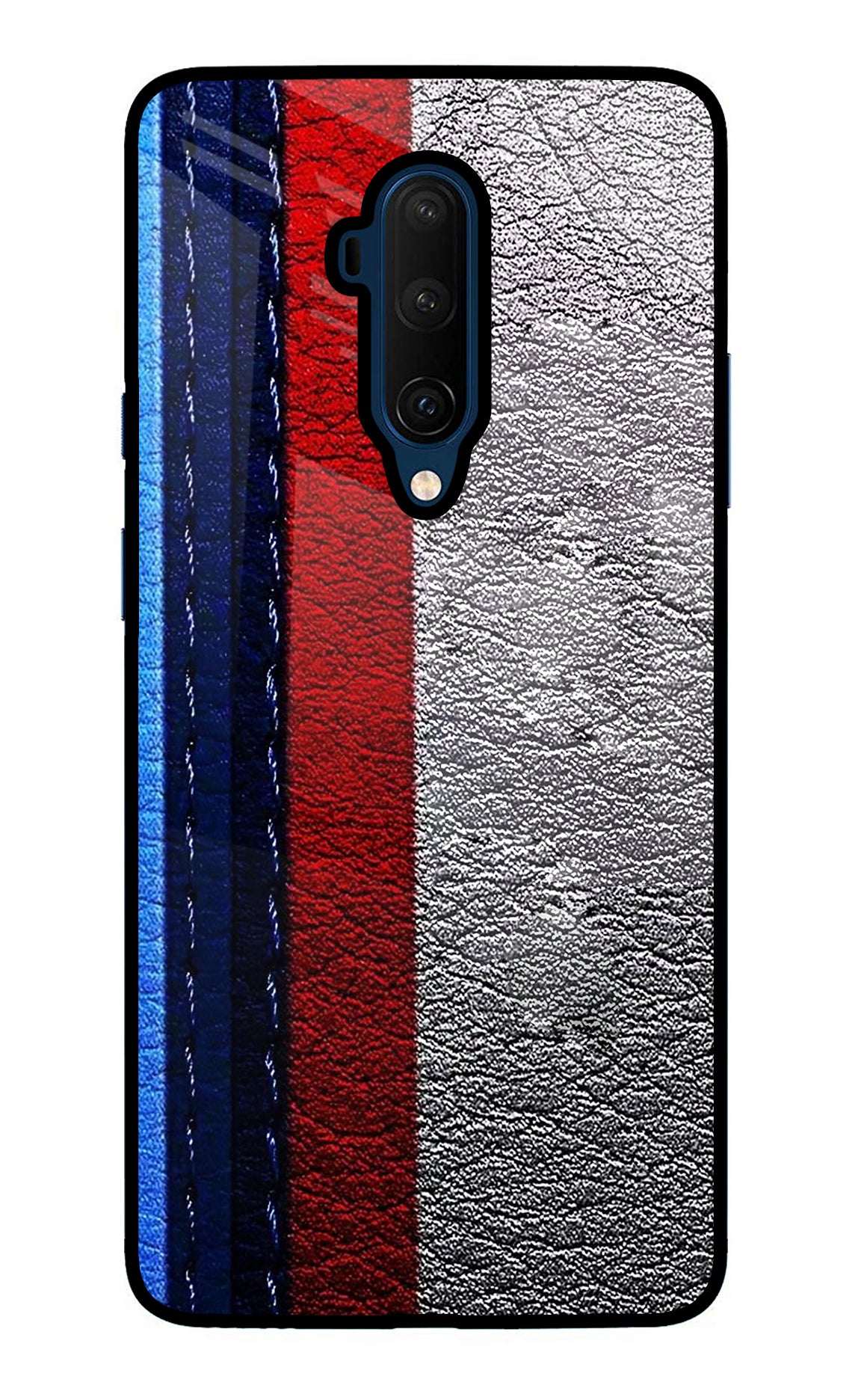 BMW Stripes Oneplus 7T Pro Glass Case