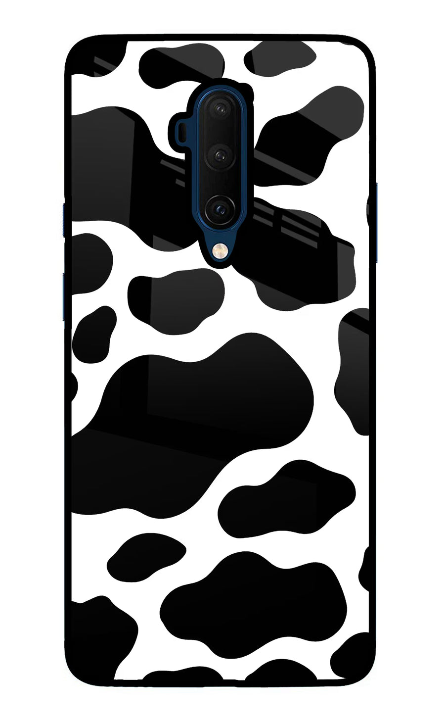 Cow Spots Oneplus 7T Pro Back Cover, Glass case