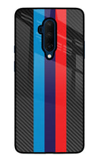 BMW Stripes Pattern Oneplus 7T Pro Glass Case