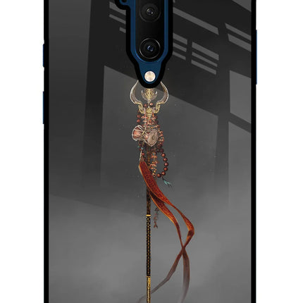 Shiv Trishul Oneplus 7T Pro Glass Case