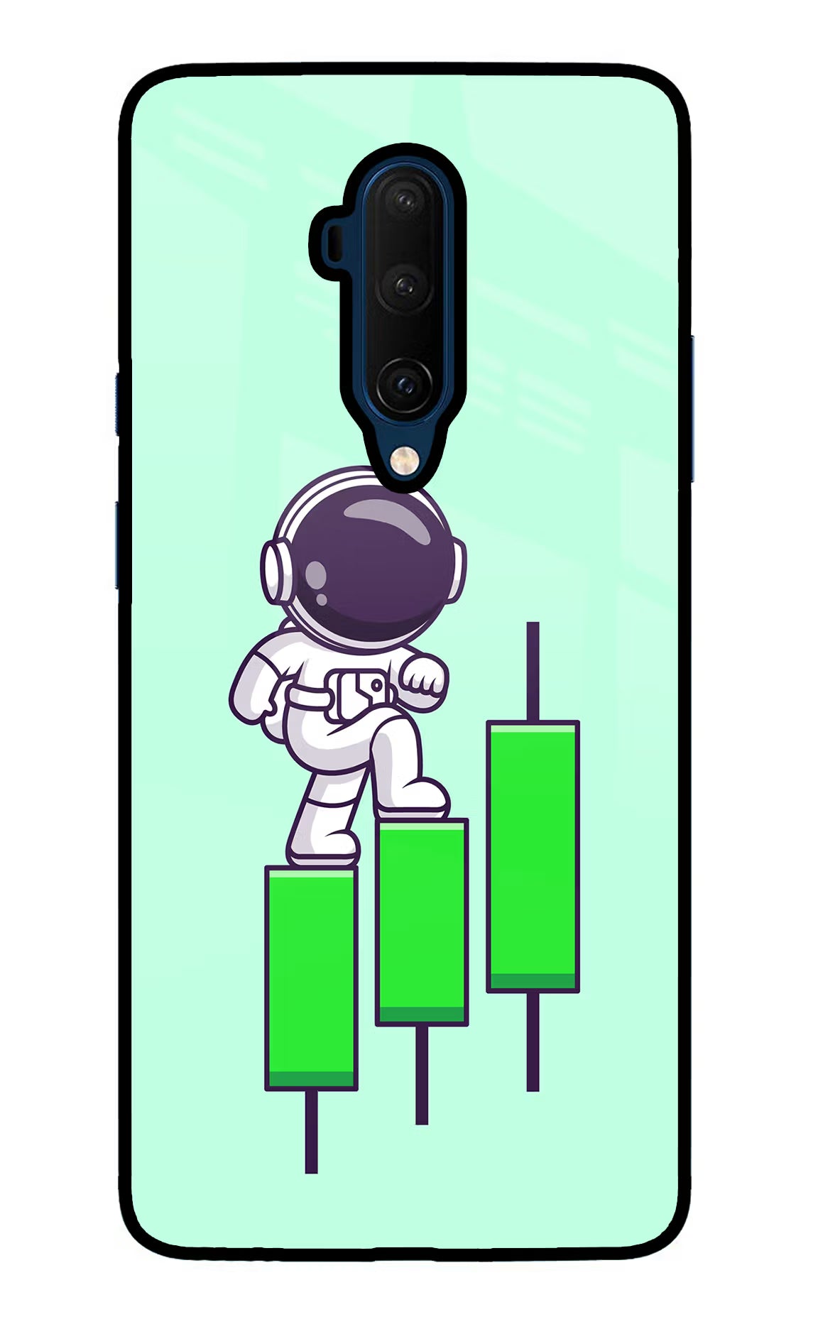 Astronaut Trader Oneplus 7T Pro Glass Case