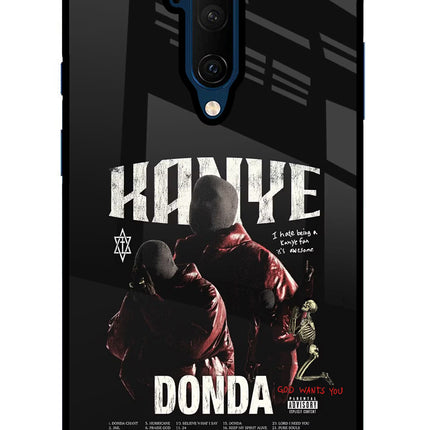 Donda Kanye West Oneplus 7T Pro Glass Case
