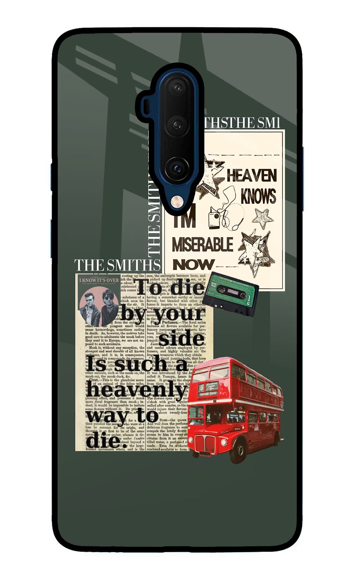 The Smiths Oneplus 7T Pro Glass Case Back Cover by Casekaro