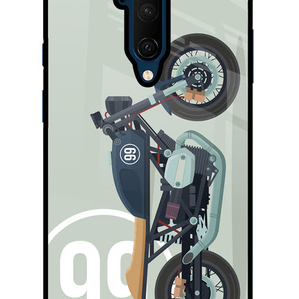 Classic Cafe Racer 99 Oneplus 7T Pro Glass Case