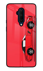Red Velocity Oneplus 7T Pro Glass Case