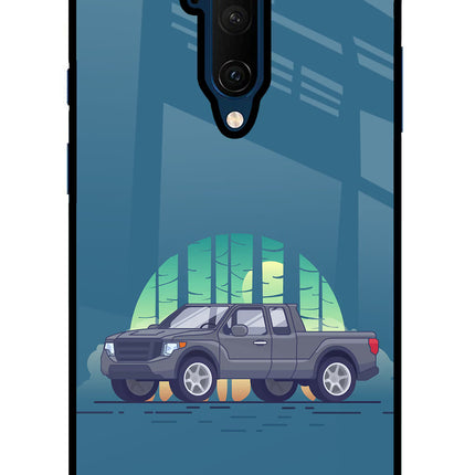 Retro Garage Vibe Oneplus 7T Pro Glass Case
