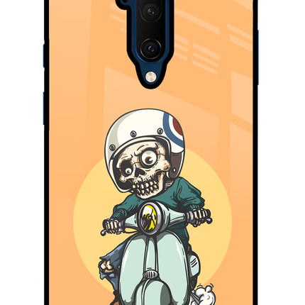 Undead Biker Oneplus 7T Pro Glass Case