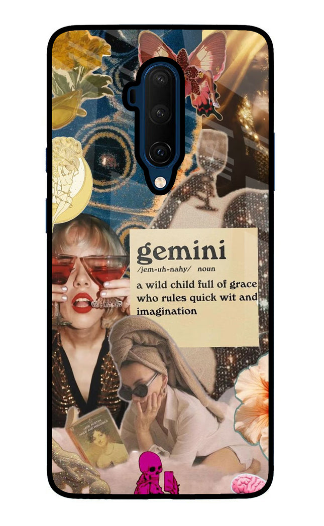 Gemini Zodiac Oneplus 7T Pro Glass Case