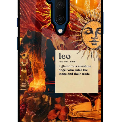 Leo Zodiac Oneplus 7T Pro Glass Case