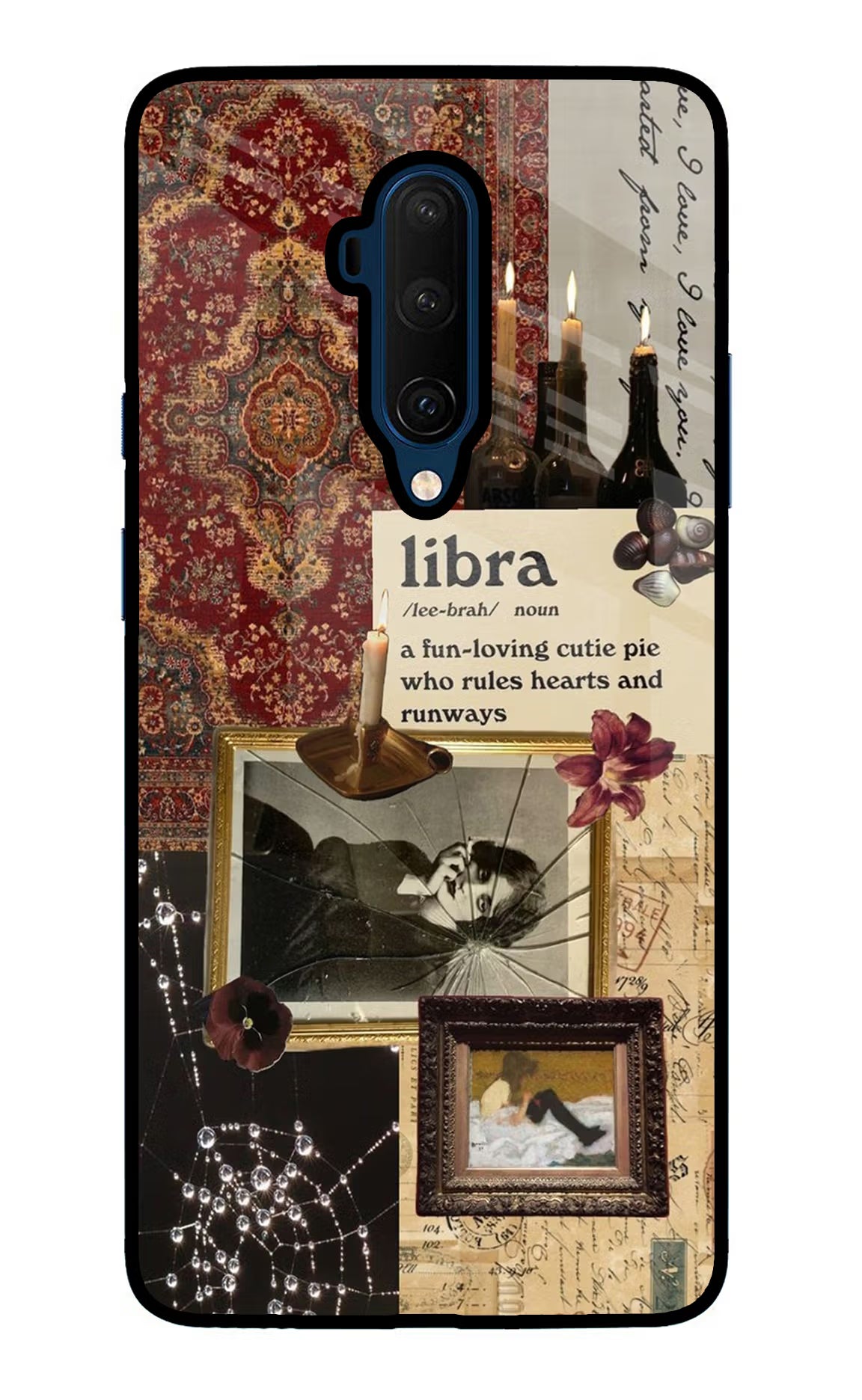 Libra Zodiac Oneplus 7T Pro Glass Case