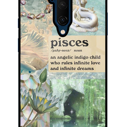 Pisces Zodiac Oneplus 7T Pro Glass Case