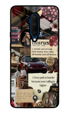 Taurus Zodiac Oneplus 7T Pro Glass Case