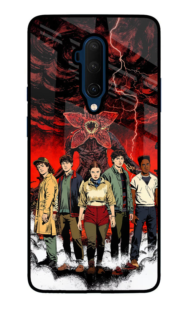 Ordinary Things Characters Oneplus 7T Pro Glass Case