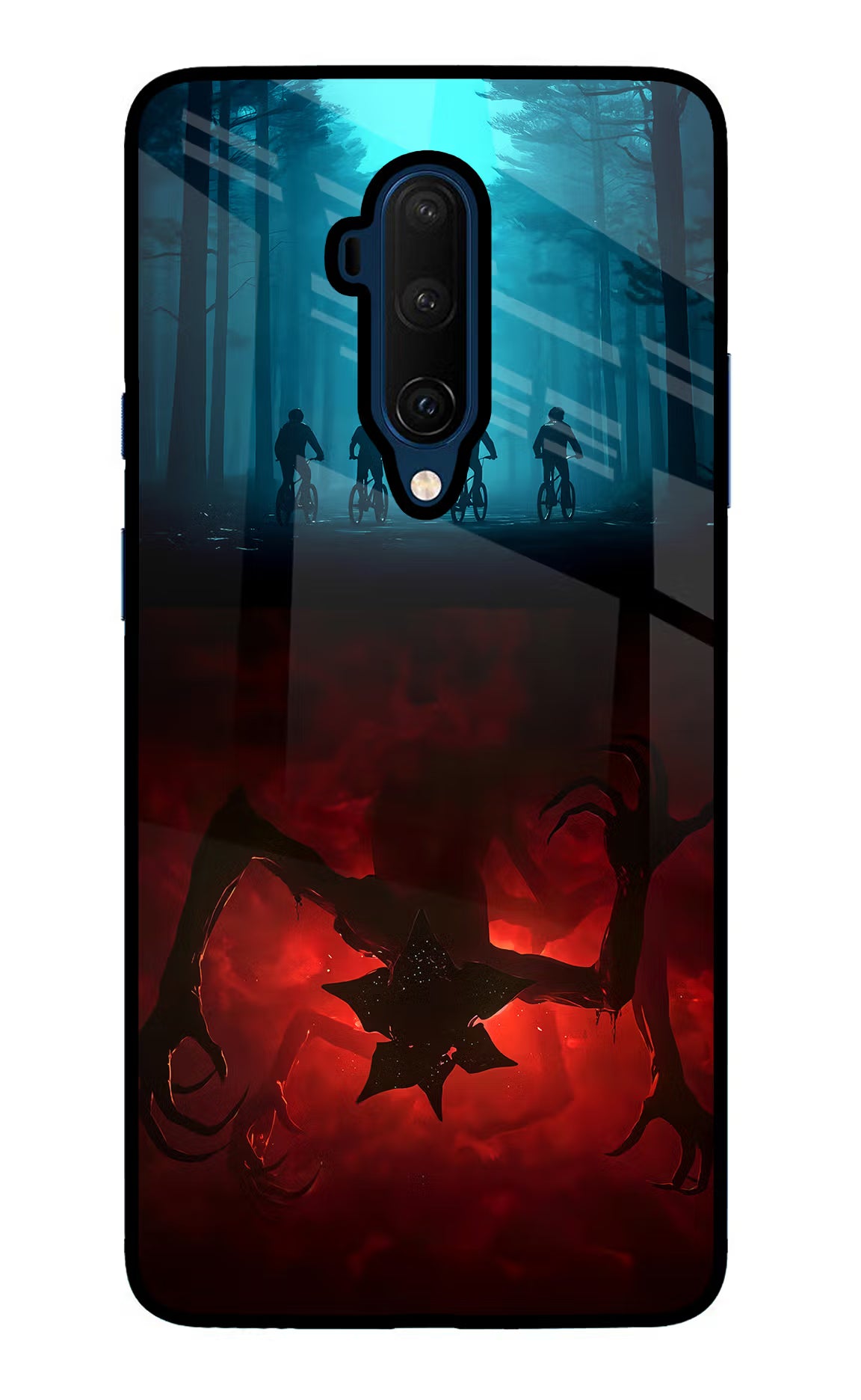Ordinary Things Downside Up Oneplus 7T Pro Glass Case Back Cover by Casekaro