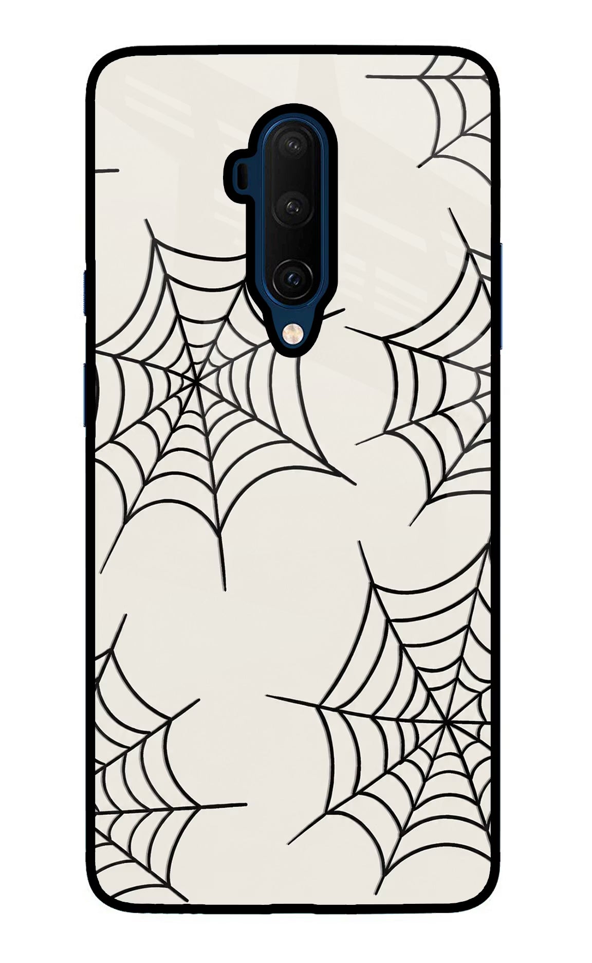 Spider Web Oneplus 7T Pro Glass Case