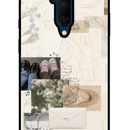 Soft Aesthetic Oneplus 7T Pro Glass Case