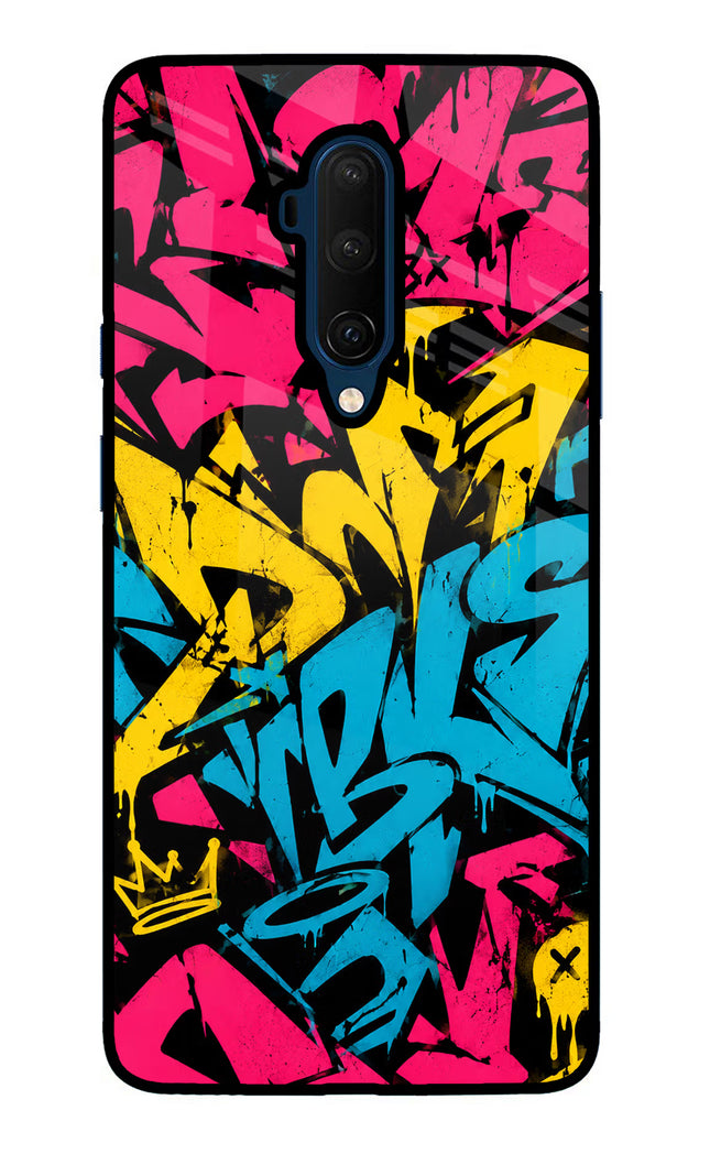 Graffiti Vibe Oneplus 7T Pro Glass Case